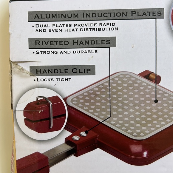 Stovetop Panini & Sandwich Maker - New Unopened in original sealed box - $25 - Picture 7 of 9